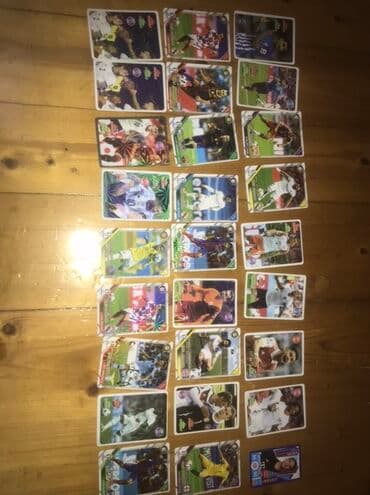 Müxtəlif futbolçuların şəkilləri olan kolleksiya kartları. Bu kartlar lalafo.az -da Müxtəlif futbolçuların şəkilləri olan kolleksiya kartları. Bu kartlar