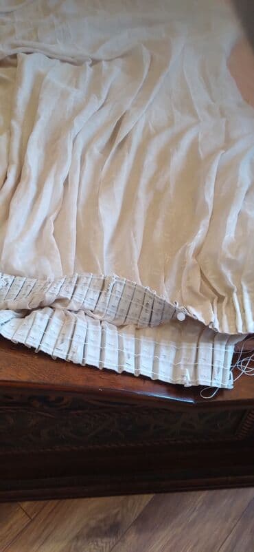 Açıq krem rəngli tül pərdə - Naqişli, yüngül və şəffaf tül material - lalafo.az -da Açıq krem rəngli tül pərdə - Naqişli, yüngül və şəffaf tül material -