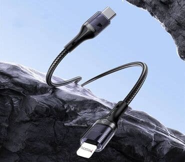 Type-C to Lightning 27W, Sürətli Şarj və Data Kabeli 27W Type-C to lalafo.az -da Type-C to Lightning 27W, Sürətli Şarj və Data Kabeli 27W Type-C to