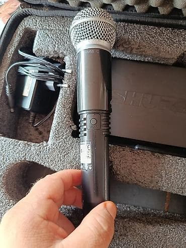 SHURE GLXD24 SM58 SHURE SUPER vəziyətdədi üç ayın mikrafondu təcili lalafo.az -da SHURE GLXD24 SM58 SHURE SUPER vəziyətdədi üç ayın mikrafondu təcili