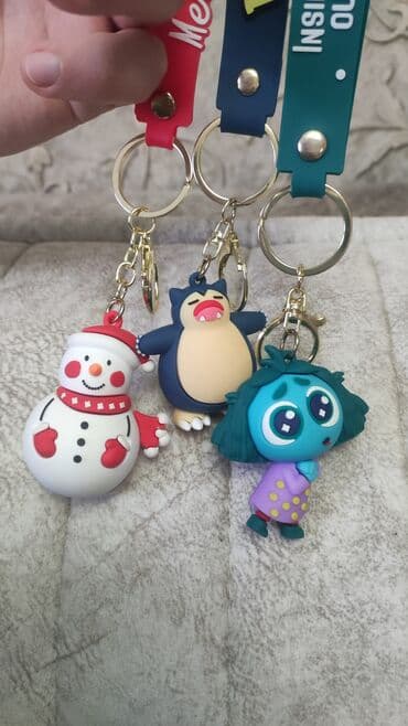 Məzəli fiqurlu açarlıq dəsti - Üç müxtəlif fiqur: qar adamı, yuxulu lalafo.az -da Məzəli fiqurlu açarlıq dəsti - Üç müxtəlif fiqur: qar adamı, yuxulu