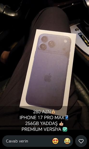 IPhone 17 Pro Max, 256 GB lalafo.az -da IPhone 17 Pro Max, 256 GB