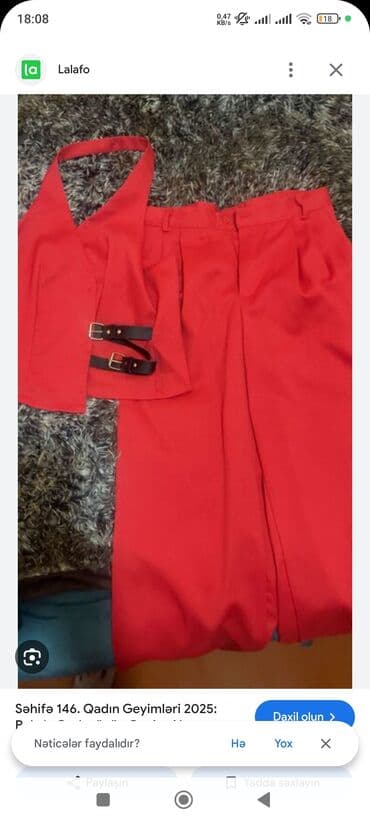 Qırmızı 20 manata qalanı 10-15 arası Çoxu tezekimidi ölçü L Xl ünvan lalafo.az -da Qırmızı 20 manata qalanı 10-15 arası Çoxu tezekimidi ölçü L Xl ünvan