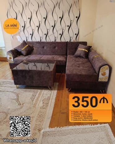 L‑şəkilli yumşaq dəst – LA Mini - Ölçülər: 260 × 160 sm - Mexanizm lalafo.az -da L‑şəkilli yumşaq dəst – LA Mini - Ölçülər: 260 × 160 sm - Mexanizm