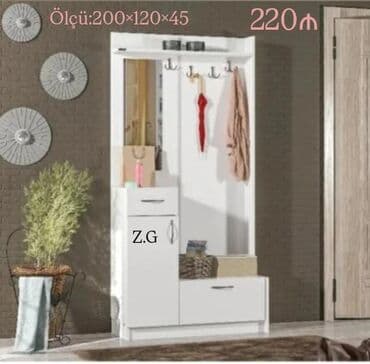 Açılan, 1 qapı Düz dolab, Dolab-asılqan lalafo.az -da Açılan, 1 qapı Düz dolab, Dolab-asılqan