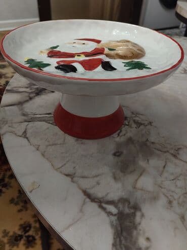 Yeni il/Şaxta baba temalı keramika servis dəsti - 2 hissədən ibarət lalafo.az -da Yeni il/Şaxta baba temalı keramika servis dəsti - 2 hissədən ibarət