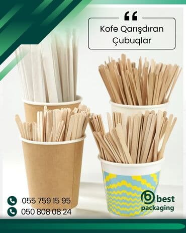 Müxtəlif növlərdə taxta qəhvə qarışdıran çubuqlar. Bunlara sarğısız lalafo.az -da Müxtəlif növlərdə taxta qəhvə qarışdıran çubuqlar. Bunlara sarğısız
