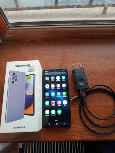 Samsung Galaxy A52, 256 GB, rəng - Bənövşəyi, Barmaq izi lalafo.az -da Samsung Galaxy A52, 256 GB, rəng - Bənövşəyi, Barmaq izi