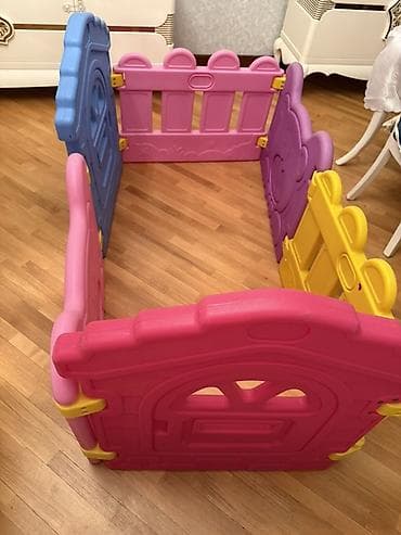 Uşaq üçün plastik oyun məkanı (playpen) - Rəngli modullu panellərdən lalafo.az -da Uşaq üçün plastik oyun məkanı (playpen) - Rəngli modullu panellərdən