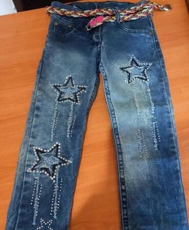 Cins şalvar, Qız üçün, 5 - 6 yaş lalafo.az -da Cins şalvar, Qız üçün, 5 - 6 yaş