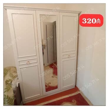 Açılan, 3 qapılı Düz dolab, Qarderob, paltar dolabı lalafo.az -da Açılan, 3 qapılı Düz dolab, Qarderob, paltar dolabı