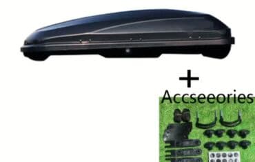 Dam üçün reylinq: Avtomobil üçün 550 litrəlik dam baqajı (roof box) + aksesuarlar dəsti lalafo.az -da — 1 Dam üçün reylinq: Avtomobil üçün 550 litrəlik dam baqajı (roof box) + aksesuarlar dəsti — 1