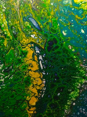 Yaşıl, sarı və mavi çalarların axıcı şəkildə qarışdığı, müxtəlif lalafo.az -da Yaşıl, sarı və mavi çalarların axıcı şəkildə qarışdığı, müxtəlif