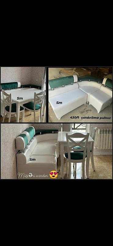 ✔️Sifarişlə✔️ ✔️Kuxna üçün stol stul dəsti✨✨. 2 stul masa künc divan at lalafo.az ✔️Sifarişlə✔️ ✔️Kuxna üçün stol stul dəsti✨✨. 2 stul masa künc divan
