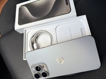 IPhone 15 Pro Max, 256 GB, Natural Titanium lalafo.az -da IPhone 15 Pro Max, 256 GB, Natural Titanium