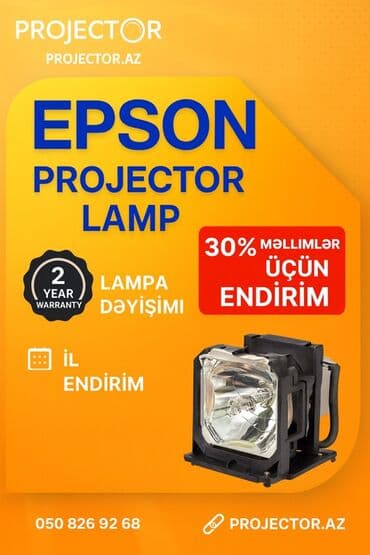 Yeni Proyektor Epson, Ödənişli çatdırılma lalafo.az -da Yeni Proyektor Epson, Ödənişli çatdırılma