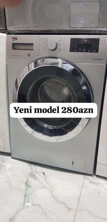 Beko önyükləməli paltaryuyan maşın - Rəng: gümüşü gövdə, xrom qapı lalafo.az -da Beko önyükləməli paltaryuyan maşın - Rəng: gümüşü gövdə, xrom qapı