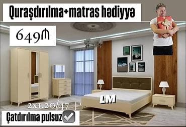 İkinəfərlik çarpayı, 2 tumba lalafo.az -da İkinəfərlik çarpayı, 2 tumba