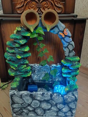 Əl işi şəlalə fontan içində pultlu işıqı elave olmaqla pulta rəngini lalafo.az -da Əl işi şəlalə fontan içində pultlu işıqı elave olmaqla pulta rəngini