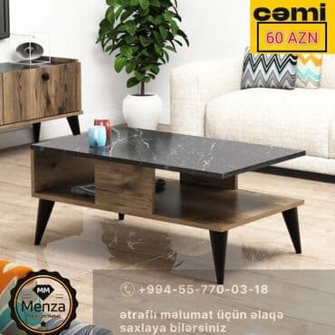 Jurnal masası, Yeni, Açılmayan, Laminat, Dördbucaq masa lalafo.az -da Jurnal masası, Yeni, Açılmayan, Laminat, Dördbucaq masa