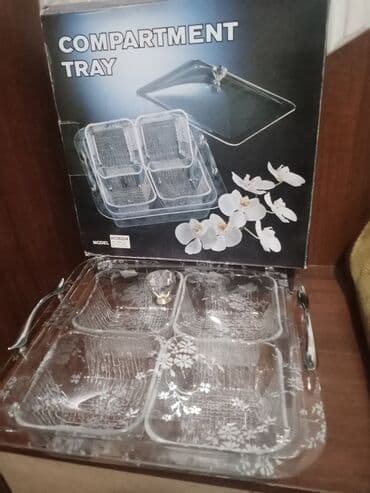 Kompartament Fincanlı Süfrə Dəsti – “COMPARTMENT TRAY” (Model lalafo.az -da Kompartament Fincanlı Süfrə Dəsti – “COMPARTMENT TRAY” (Model