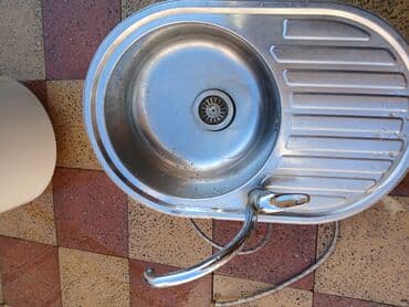 Dairəvi Mətbəx çanağı, Şkafsız, Paslanmaz polad lalafo.az -da Dairəvi Mətbəx çanağı, Şkafsız, Paslanmaz polad