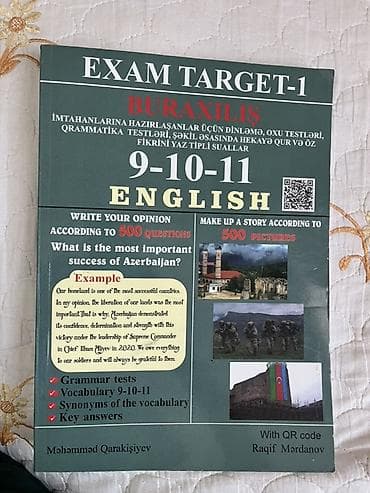 “EXAM TARGET-1: Buraxılış – English 9-10-11” İngilis dili buraxılış lalafo.az -da “EXAM TARGET-1: Buraxılış – English 9-10-11” İngilis dili buraxılış