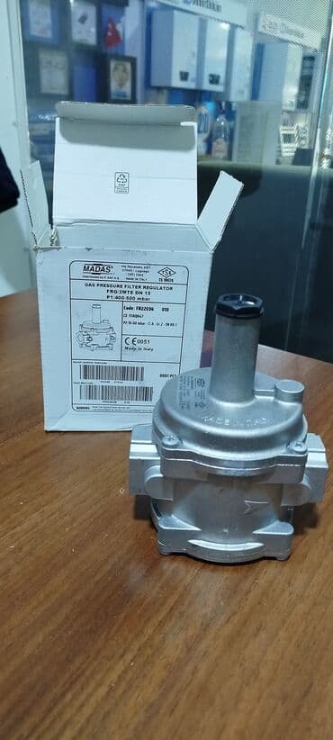 Mətbəx kranları: MADAS FRG/2MTE DN 15 – Qaz təzyiqi filtri və reduktoru Texniki lalafo.az -da — 1 Mətbəx kranları: MADAS FRG/2MTE DN 15 – Qaz təzyiqi filtri və reduktoru Texniki — 1