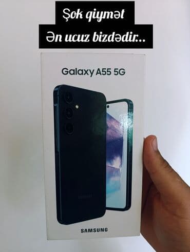 Samsung A55 8/256 💎 Şok qiymət + qeydiyyat ✅ Lənkəran daxil olmaqla lalafo.az -da Samsung A55 8/256 💎 Şok qiymət + qeydiyyat ✅ Lənkəran daxil olmaqla