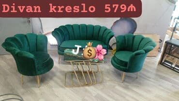 Yeni, Divan, 2 kreslo lalafo.az -da Yeni, Divan, 2 kreslo