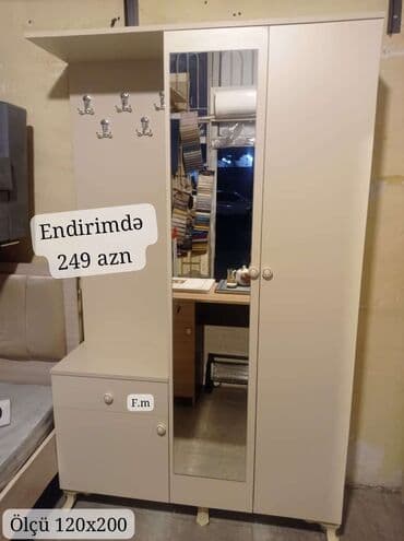 Yeni, Açılan, 3 qapılı Düz dolab, Dəhliz dolabı lalafo.az -da Yeni, Açılan, 3 qapılı Düz dolab, Dəhliz dolabı