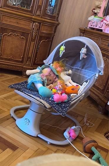 Elektrikli beşik/sallanma kreslosu – körpələr üçün rahat yatış və lalafo.az -da Elektrikli beşik/sallanma kreslosu – körpələr üçün rahat yatış və