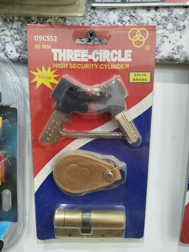 THREE-CIRCLE High Security Cylinder – 68 mm (Model: 09CS52) - lalafo.az -da THREE-CIRCLE High Security Cylinder – 68 mm (Model: 09CS52) -