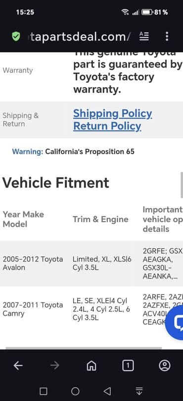 Toyota orijinal ehtiyat hissəsi – Aşağı kürə oynağı (sol tərəf) lalafo.az -da Toyota orijinal ehtiyat hissəsi – Aşağı kürə oynağı (sol tərəf)
