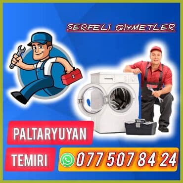 Paltaryuyan masınların Temiri ve quraşdırılması ve Santexnikaya aid lalafo.az -da Paltaryuyan masınların Temiri ve quraşdırılması ve Santexnikaya aid