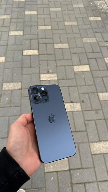 IPhone 15 Pro Max, Blue Titanium, Face ID lalafo.az -da IPhone 15 Pro Max, Blue Titanium, Face ID