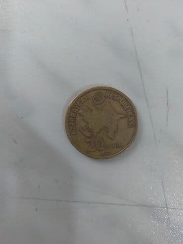 Məhsul: Azərbaycan Respublikası 20 qəpik sikkə gerbli - Nominal: 20 lalafo.az -da Məhsul: Azərbaycan Respublikası 20 qəpik sikkə gerbli - Nominal: 20