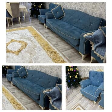 İşlənmiş, Divan, 2 kreslo, Bazalı, Açılan lalafo.az -da İşlənmiş, Divan, 2 kreslo, Bazalı, Açılan