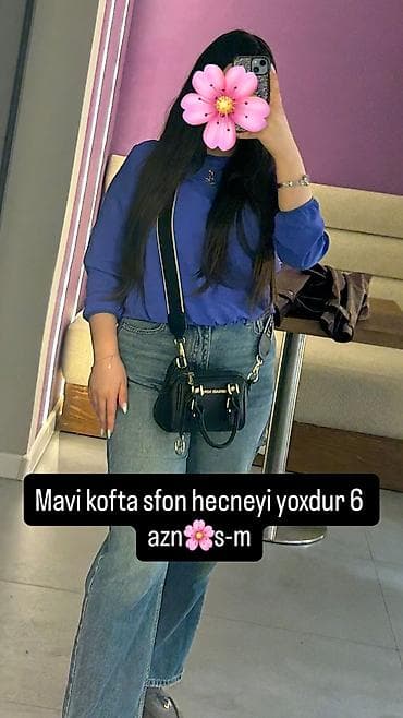 Məhsul: Mavi kofta - Rəng: Mavi - Ölçü: S–M - Model: Uzunqollu, rahat lalafo.az -da Məhsul: Mavi kofta - Rəng: Mavi - Ölçü: S–M - Model: Uzunqollu, rahat