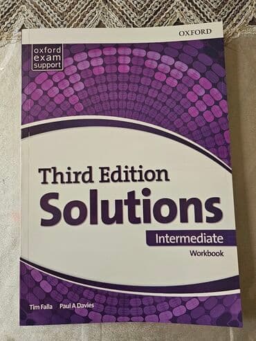 Рабочие тетради: Məhsul: Solutions Third Edition – Intermediate Workbook (Oxford Exam at lalafo.az — 1 Рабочие тетради: Məhsul: Solutions Third Edition – Intermediate Workbook (Oxford Exam — 1