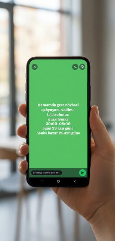 Qabyuyan tələb olunur, Gündəlik ödəniş lalafo.az -da Qabyuyan tələb olunur, Gündəlik ödəniş