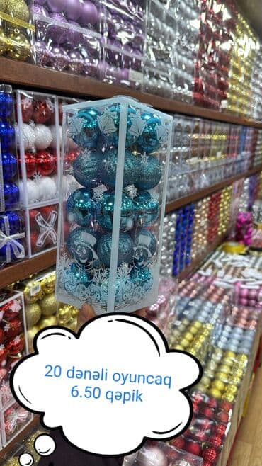 Yeni il və dekor üçün işıqlı pərdə qirlyandları və şar oyuncaqlar. - lalafo.az -da — 3 Yeni il və dekor üçün işıqlı pərdə qirlyandları və şar oyuncaqlar. - — 3