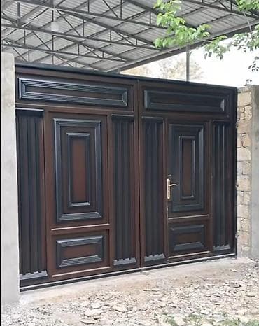 Dəmir darvaza və giriş qapıları – klassik dekorlu, ağır konstruksiyalı lalafo.az -da — 1 Dəmir darvaza və giriş qapıları – klassik dekorlu, ağır konstruksiyalı — 1