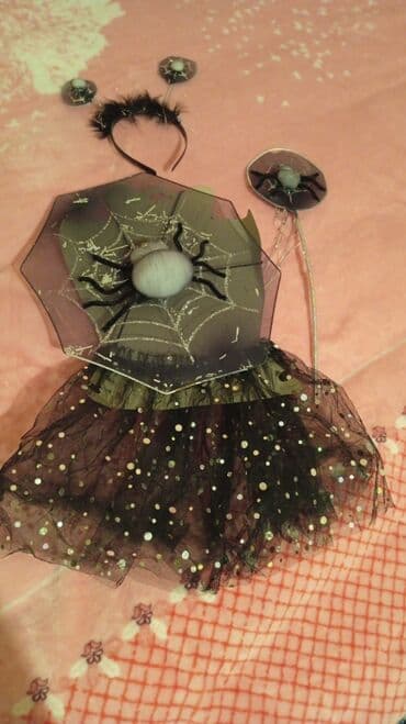 Uşaq üçün “Hörümçək” temalı kostyum dəsti - Dəst: tütü ətək, hörümçək lalafo.az -da Uşaq üçün “Hörümçək” temalı kostyum dəsti - Dəst: tütü ətək, hörümçək