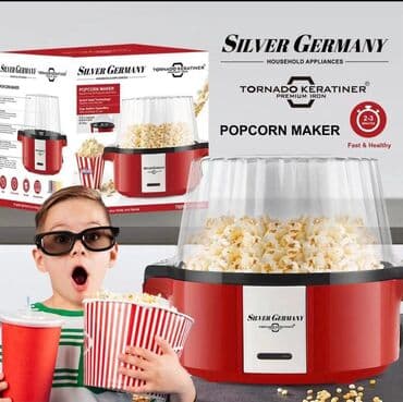 Мини аппараты для попкорна: Silver Germany markalı qarğıdalı partlatma aparatı. Tornado Keratiner at lalafo.az — 1 Мини аппараты для попкорна: Silver Germany markalı qarğıdalı partlatma aparatı. Tornado Keratiner — 1