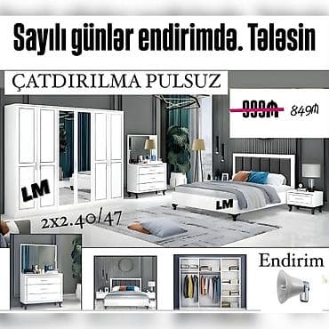 Yataq otagi dəsti Sifarişlə və yeni Qiymət : 849₼ Dəstə lalafo.az -da Yataq otagi dəsti Sifarişlə və yeni Qiymət : 849₼ Dəstə