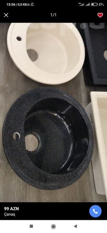 Душевые насадки, лейки: Dairəvi mətbəx çanağı – qranit/kompozit materialdan. Xüsusiyyətlər: - at lalafo.az — 4 Душевые насадки, лейки: Dairəvi mətbəx çanağı – qranit/kompozit materialdan. Xüsusiyyətlər: - — 4