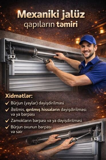 🏆MEXANİKİ JALÜZ QAPILARIN TƏMİRİ 🛠️ 👑Jalüz sistemlərinizin uzunömürlü lalafo.az -da 🏆MEXANİKİ JALÜZ QAPILARIN TƏMİRİ 🛠️ 👑Jalüz sistemlərinizin uzunömürlü