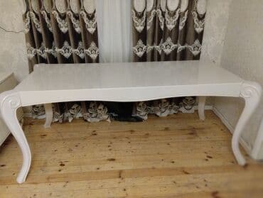 Klassik masa, Açılmayan, Taxta, Dördbucaq masa lalafo.az -da — 3 Klassik masa, Açılmayan, Taxta, Dördbucaq masa — 3