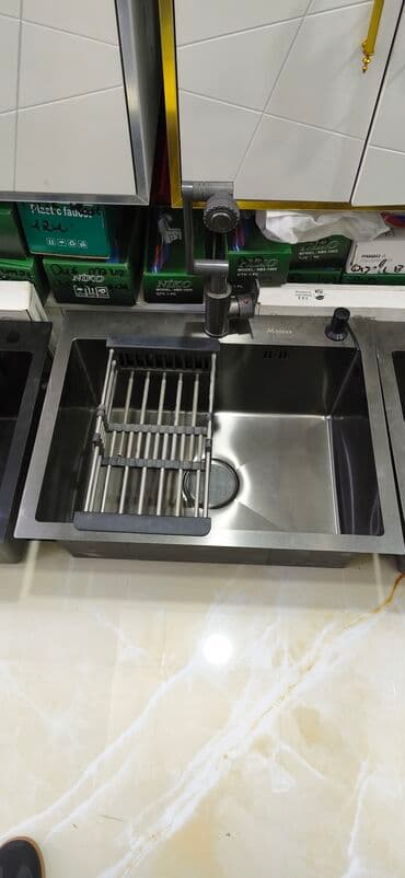 Kvadrat Mətbəx çanağı, Paslanmaz polad lalafo.az -da Kvadrat Mətbəx çanağı, Paslanmaz polad